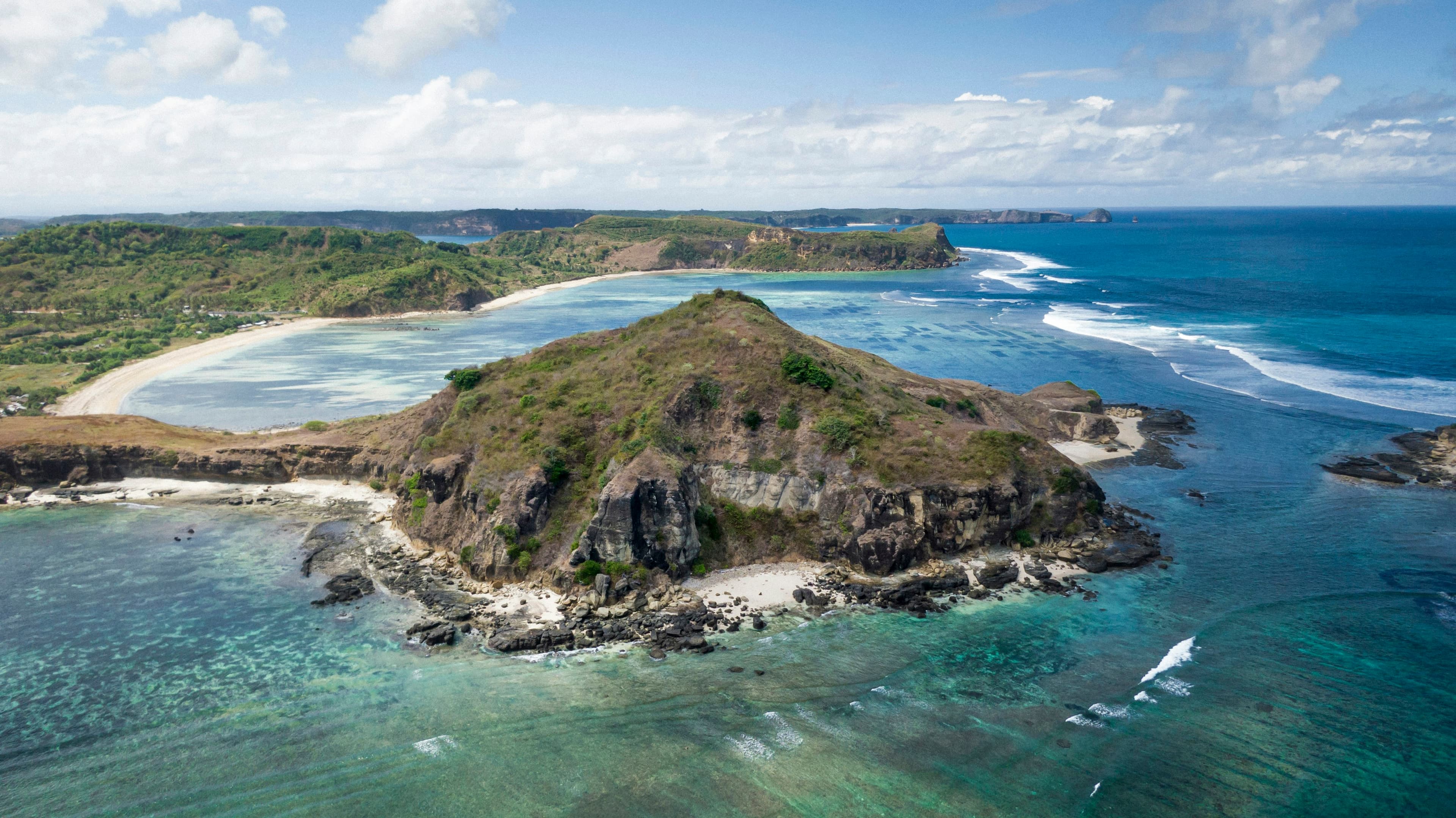 Small island off the coast of Lombok